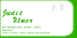 judit ulmer business card